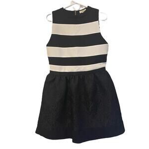 Freeway Black White Sleeveless Dress NWT Large‎